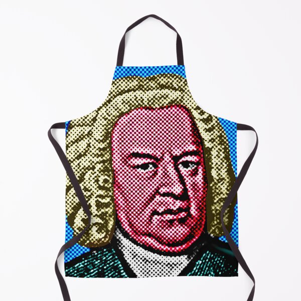 Item preview, Copy of Johannes Sebastian Bach Pop Art Portrait in Blue Background designed and sold by OnlyPopArt.