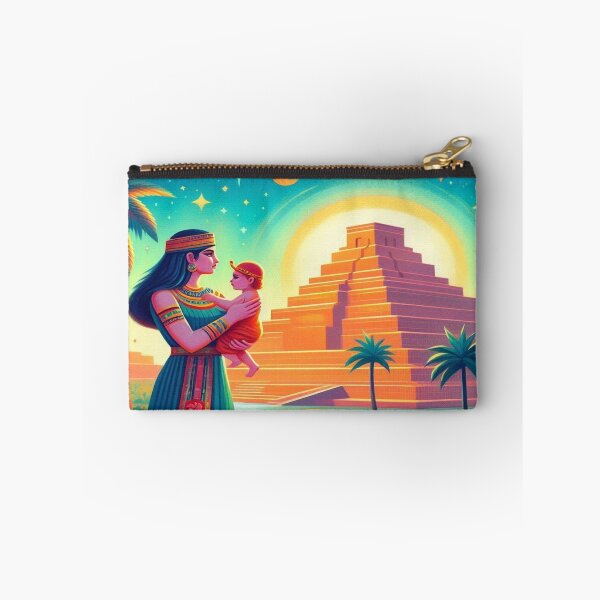 Item preview,  Ishtar (Inanna), goddess of love, war, fertility and life, Lion of Babylon, Mesopotamia, cuneiform texts, palm tree, marsh, birth, newborn, genesis, origin, sky, flowers designed and sold by Redbdon.