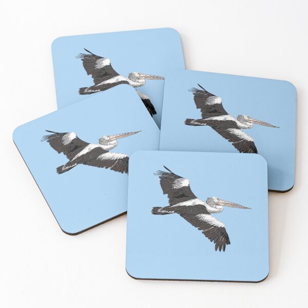 Item preview, Australian Pelican Flying Color Design  designed and sold by designsasstultd.