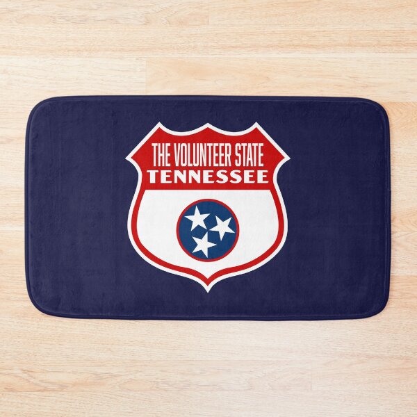 Item preview, The Volunteer State Tennessee Retro Flag Shield designed and sold by deadmansupplyco.