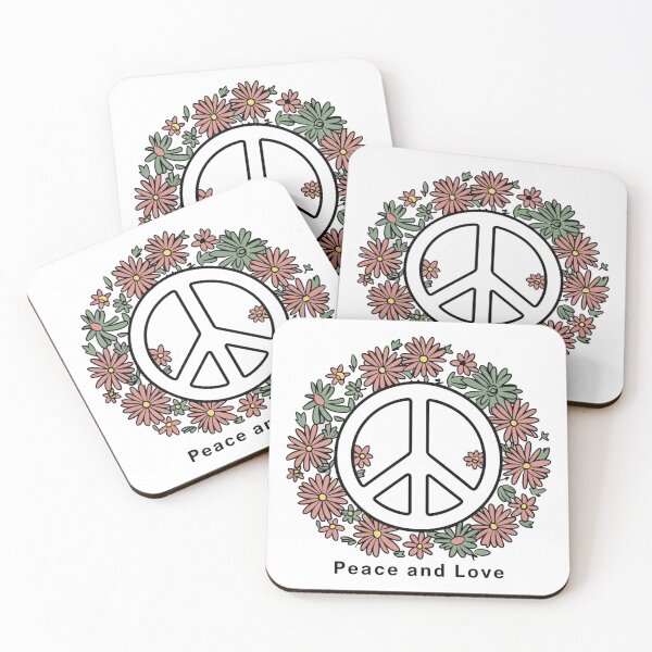 Item preview, peace and love designed and sold by Majkel & Majkel.