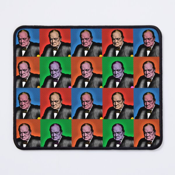 Item preview, Winston Churchill Pop Art Portrait in 4 Colors designed and sold by OnlyPopArt.