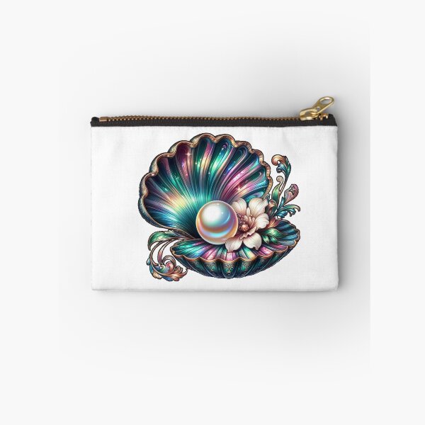 Item preview, Clamshell with Pearl and Flowers 5 designed and sold by SchokoGoth.