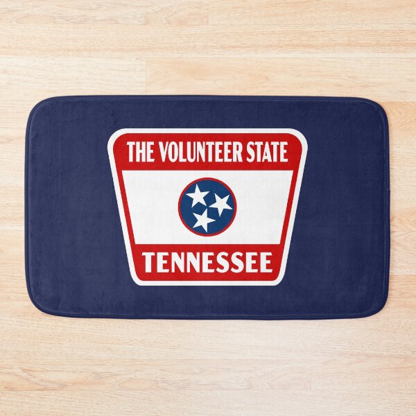 Item preview, The Volunteer State Tennessee Retro Flag Badge designed and sold by deadmansupplyco.