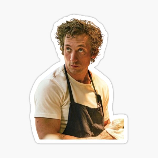 Item preview, Jeremy Allen White The Bear Sticker designed and sold by LewsDesigns.