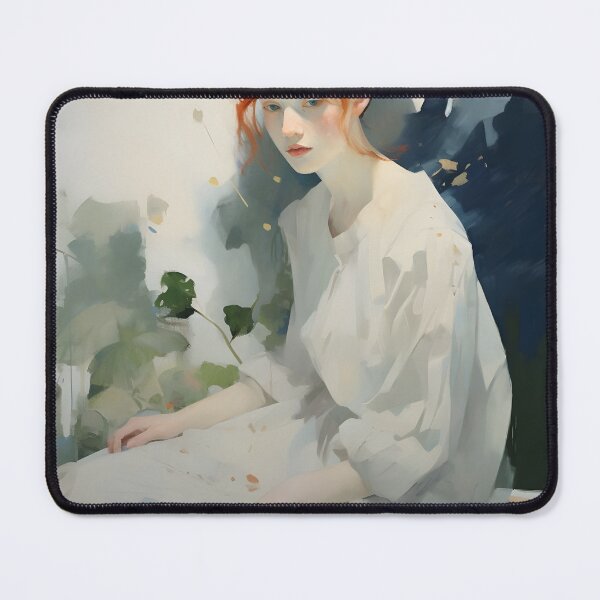 Item preview, Painting of red-hair girl designed and sold by Aldagor.