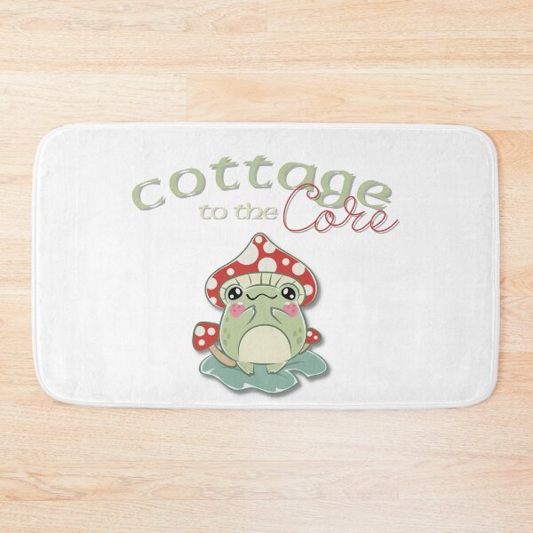 Item preview, Cottage Core Mushroom Frog designed and sold by PixelsNBows.
