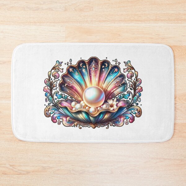Item preview, Clamshell with Pearl and Flowers 7 designed and sold by SchokoGoth.