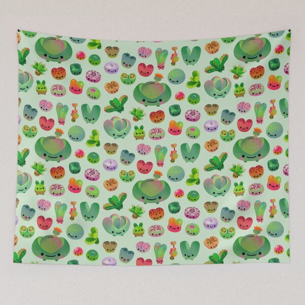 Item preview, Baby succulent 3 - Mesembs (green) designed and sold by pikaole.