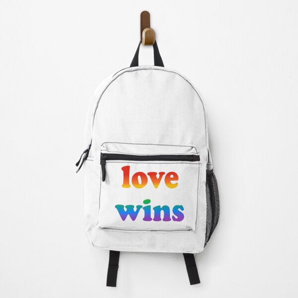 Item preview, Love wins LGBTQ Pride Rainbow designed and sold by Inspirationmotivation.