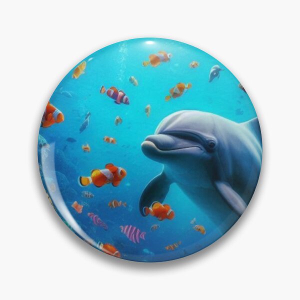 Item preview, Coral Dolphin 3 designed and sold by Sybille-Yates.