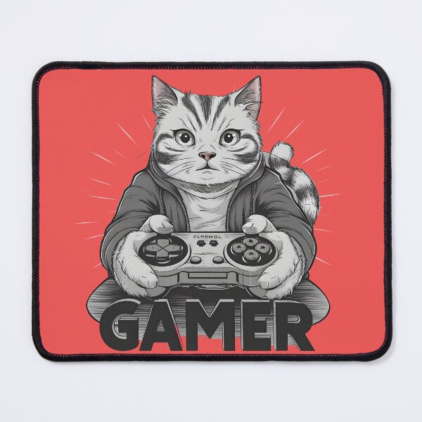 Item preview, Copy of Geek-gamer monochrome cat in cap designed and sold by LV-creator.