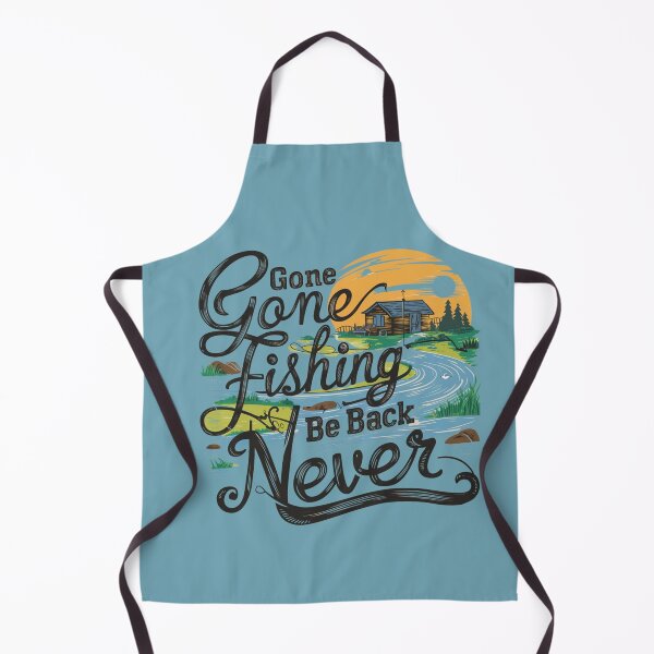 Item preview, Serene Fishing Fun: Playful Gone Fishing, Be Back Never designed and sold by Ajax90.