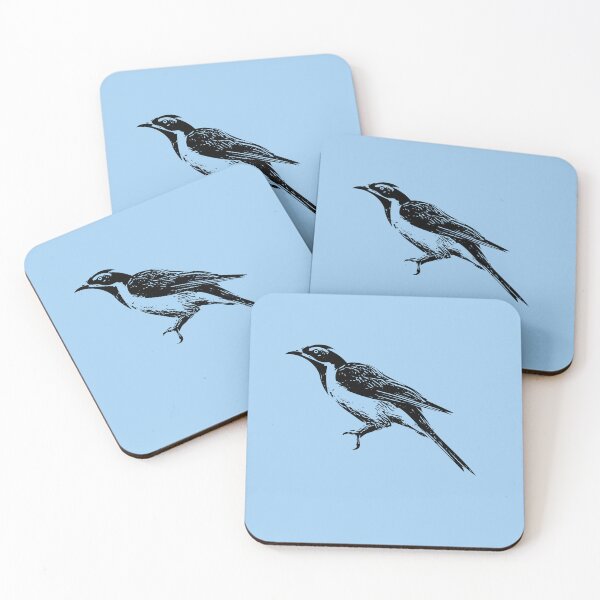 Item preview, Blue Faced Honeyeater Black Design  designed and sold by designsasstultd.