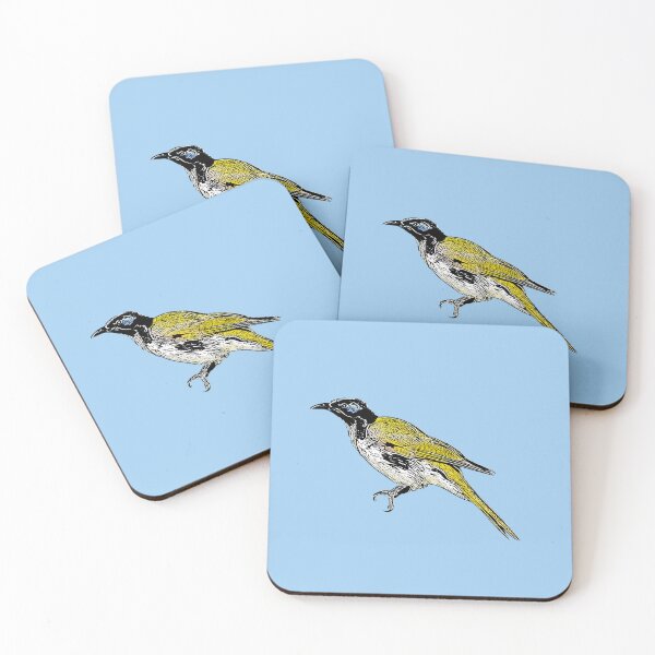 Item preview, Blue Faced Honeyeater Black Alternate Design  designed and sold by designsasstultd.