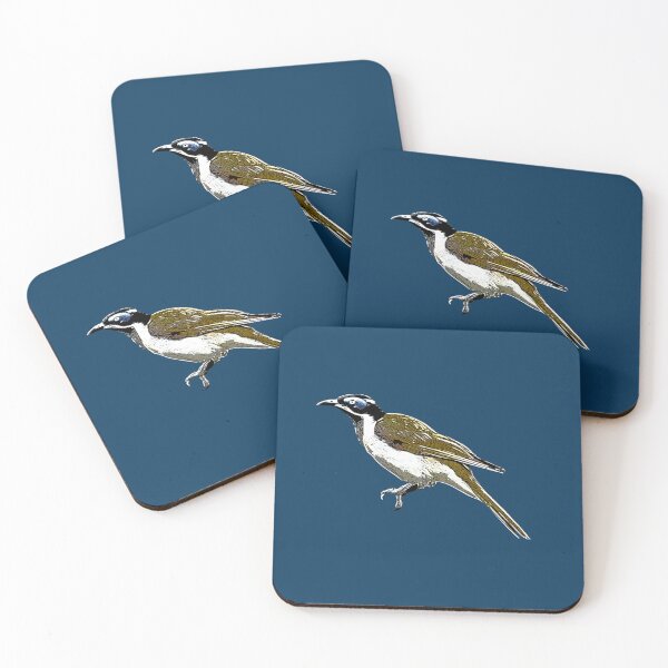 Item preview, Blue Faced Honeyeater White Alternate Design  designed and sold by designsasstultd.