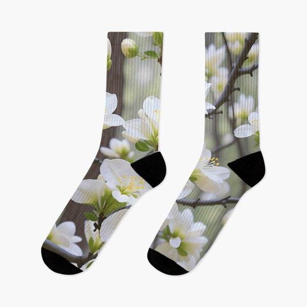 Item preview, White Blossoming Flowers Springtime Freshness Nature Bloom Beauty  designed and sold by Rostislav Bouda.