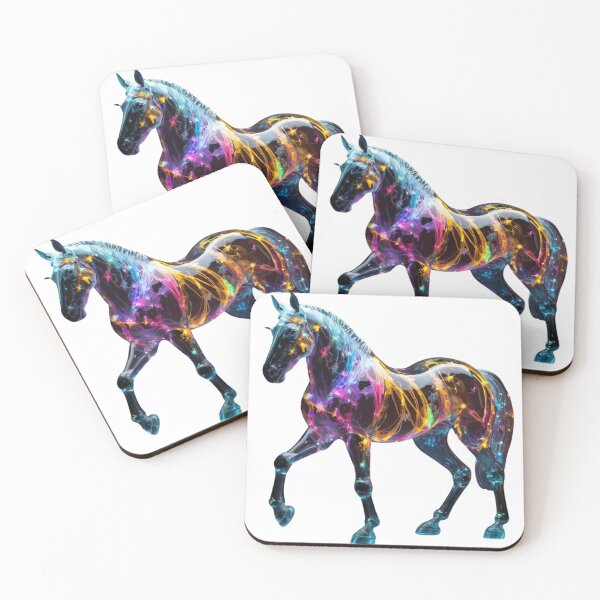 Item preview, Colorful Horse- Glassy Look designed and sold by GloriousArtSKD.