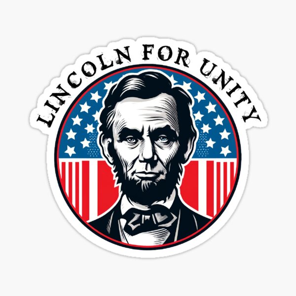 Item preview, Lincoln For Unity Patriotic Abraham Lincoln Message for America  designed and sold by The Junto Shop.