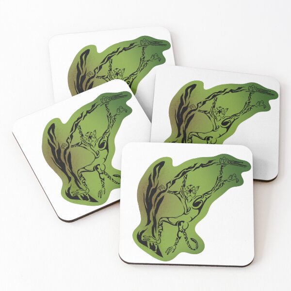 Item preview, Prolemuris black sticker designed and sold by Artsydragongal.