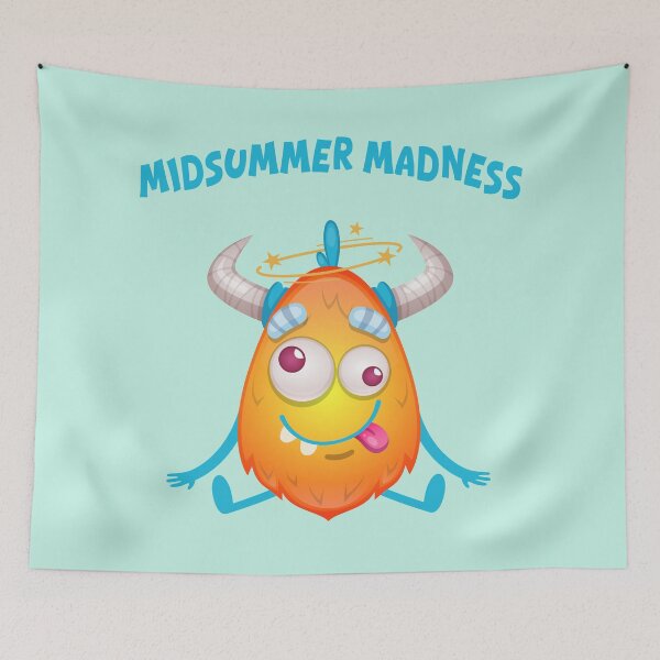 Item preview, The cute monster is going crazy with summer madness. designed and sold by Dream-Way.