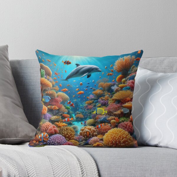 Item preview, Coral Dolphin 4 designed and sold by Sybille-Yates.