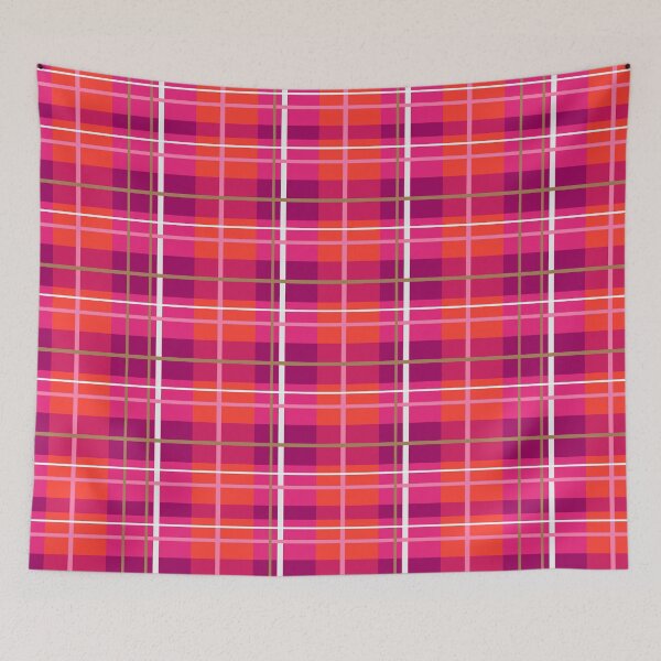 Item preview, Red pattern alternating with gradient patterns designed and sold by wonghong.