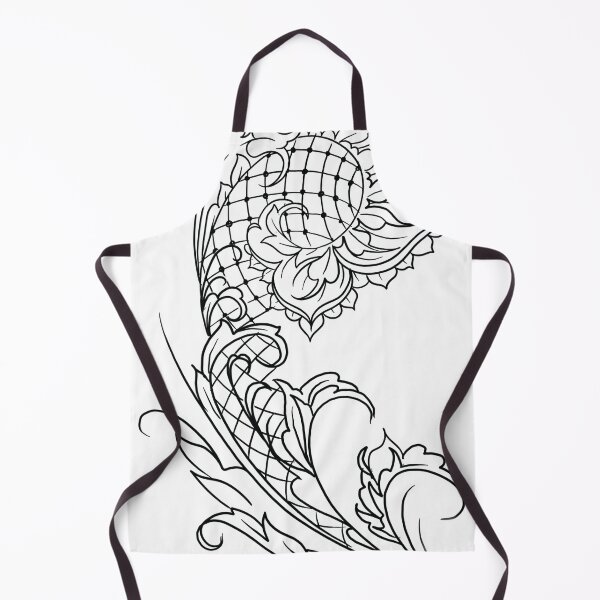 Item preview, Art nouveau floral ornament designed and sold by MatrixTattoo.