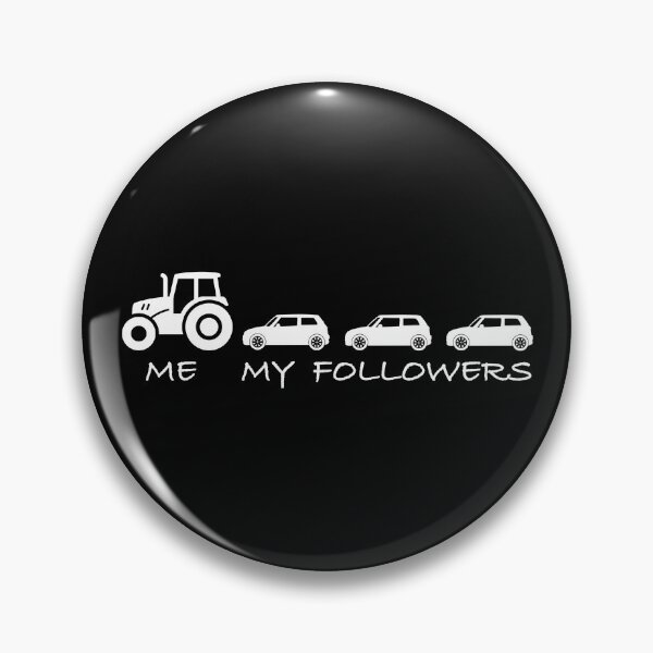 Item preview, Me and my followers | Tractor, agriculture, farmer, traffic jam designed and sold by WeiderMerch.