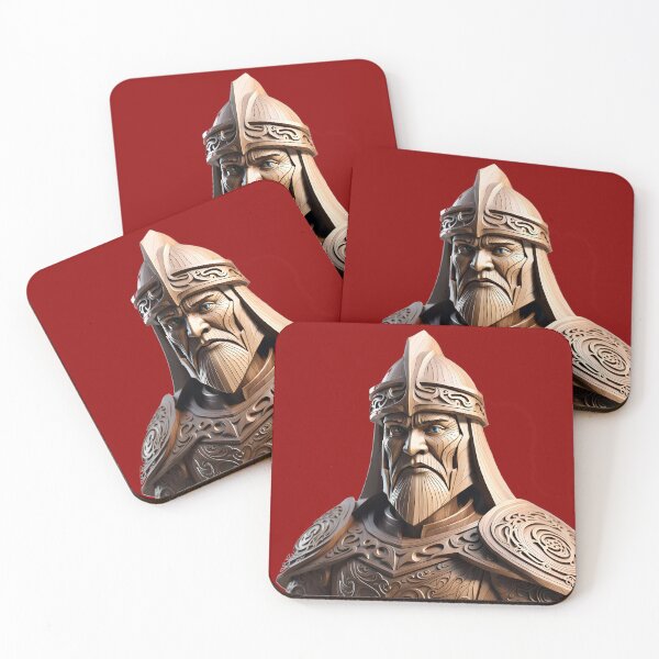 Item preview, Ancient Wooden Ruler Bust: Timeless Elegance designed and sold by StrasznyWilk.