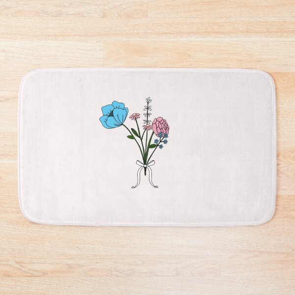 Item preview, Subtle Trans Pride Flowers  designed and sold by Becky-Marie.