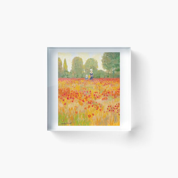 Aperçu de l'œuvre Camille et Jean Monet dans un champ de coquelicots Claude Monet créée et vendue par TeeARTHY.