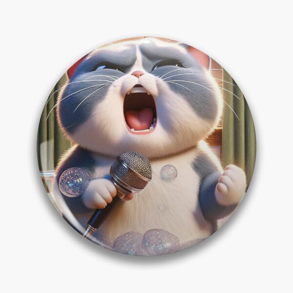 Item preview, Cat singing in bath designed and sold by Catsmoment.