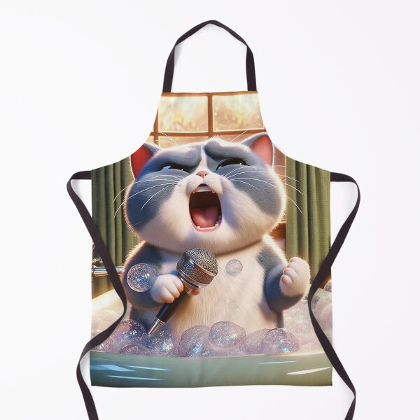 Item preview, Cat singing in bath designed and sold by Catsmoment.