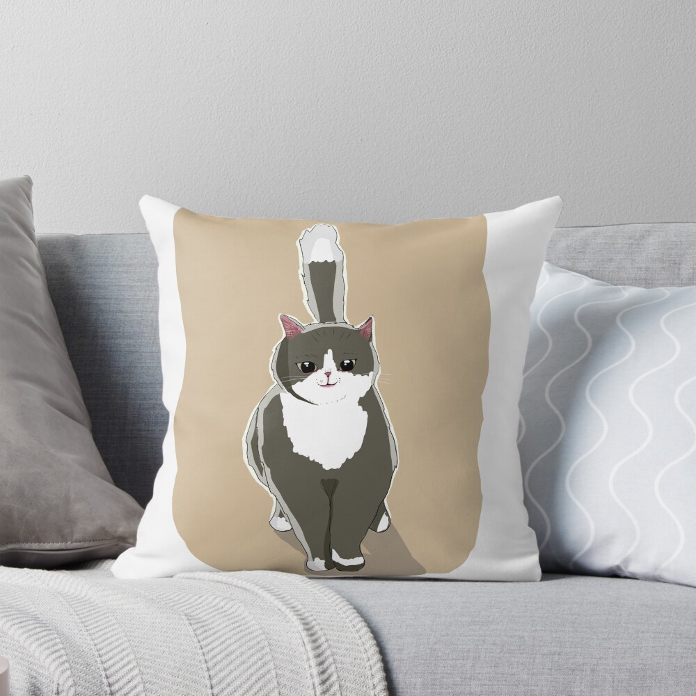 Item preview, Throw Pillow designed and sold by Rifftoons.