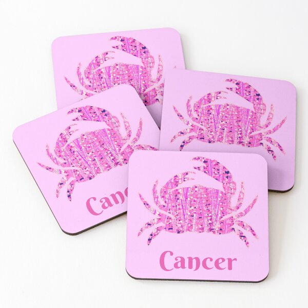 Item preview, Zodiac Sign for Cancer in Maroon and Pink designed and sold by Marymarice.