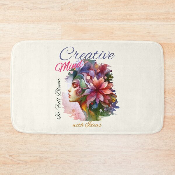 Item preview, Creative Mind: In Full Bloom with Ideas - Abstract Colorful Flowerhead Woman designed and sold by Space Sense.