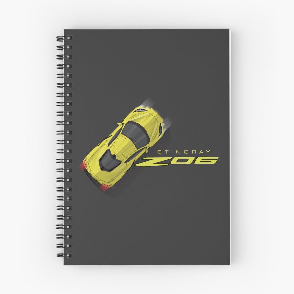 Item preview, Yellow Chevy Corvette C8 Illustration designed and sold by blackdogshop.
