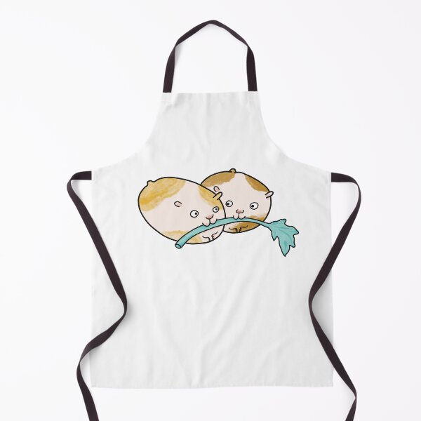Item preview, Cute Guinea pigs eating in love designed and sold by Szofink.
