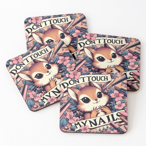 Item preview, Don't Touch My Nails bunny designed and sold by desAIgns by Rosa.