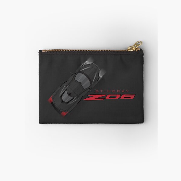 Item preview, Black Chevy Corvette C8 Illustration designed and sold by blackdogshop.
