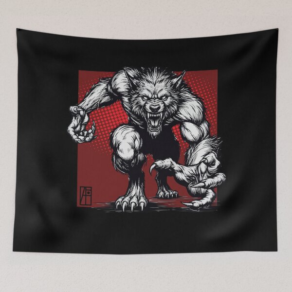 Item preview, WEREWOLF - WOLFMAN - WILD FORCE - WARRIOR - 2 designed and sold by ArtProjectShop.