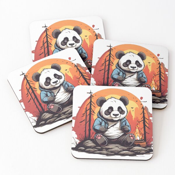 Item preview, panda at the bonfire designed and sold by Karaz's Animal Kingdom.