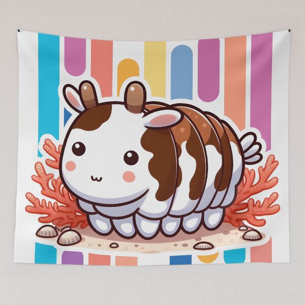 Item preview, pastel cow isopod designed and sold by aliraweb.