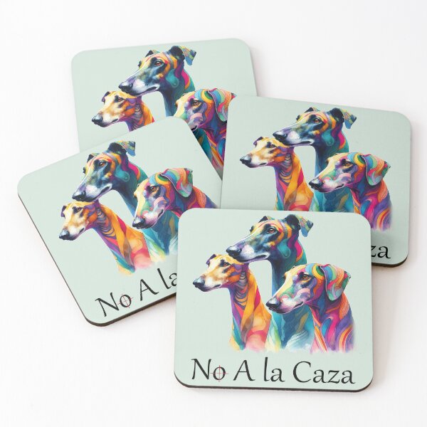 Item preview, No A la Caza! - Galgo Español in watercolor designed and sold by Berlini.