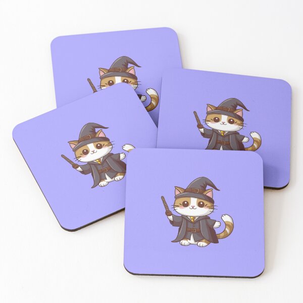 Item preview, Cute Wizard Cat Kawaii designed and sold by canvadreamer444.