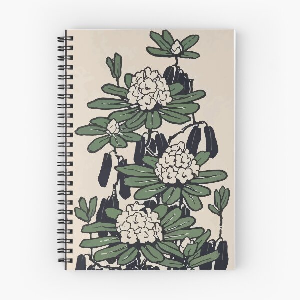 Item preview, Vintage Rhododendron Woodblock Print designed and sold by newnouveau.