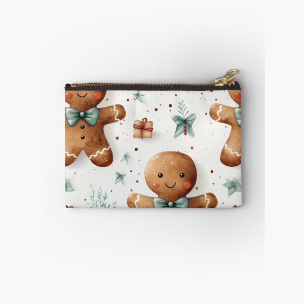 Item preview, Gingerbread man seasonal seamless pattern tile designed and sold by MiraCleAI.