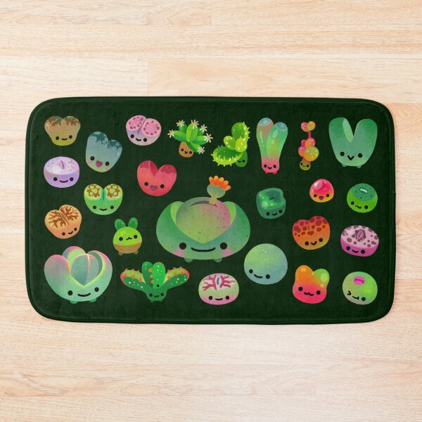 Item preview, Baby succulent 3 - Mesembs (dark) designed and sold by pikaole.