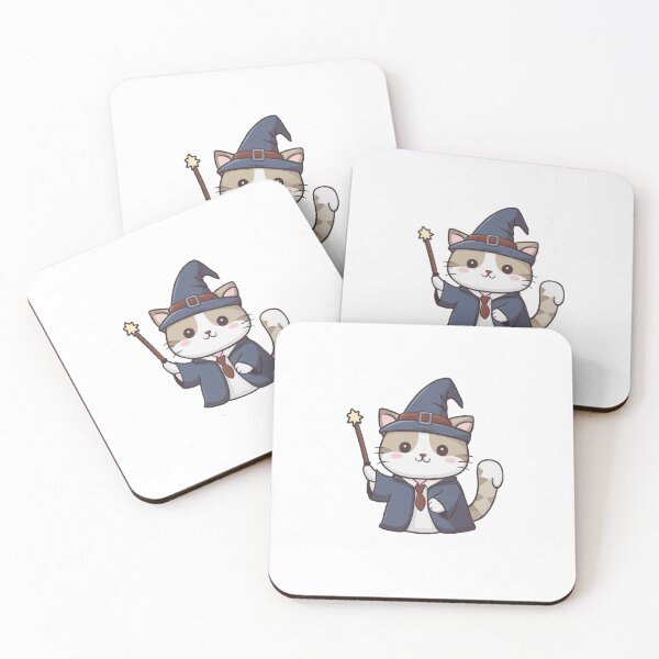 Item preview, Cute Wizard Cat Kawaii designed and sold by canvadreamer444.